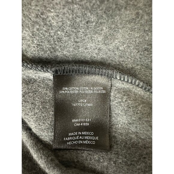 Disney Mens Size L Mickey Mouse Original Charcoal Heather Fleece Sweatshirt NEW - Picture 9 of 13